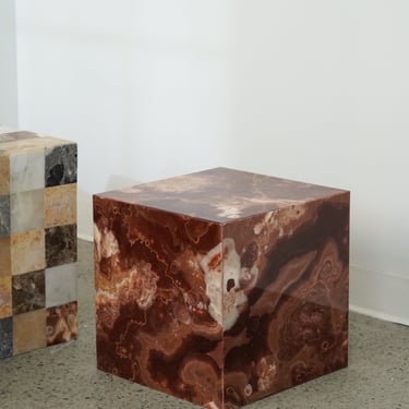 Red Onyx Side Table