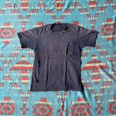 Vintage 80s Thrashed Pocket Tee Shirt 