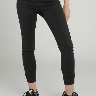 Cropped Fitted Stretch Pants