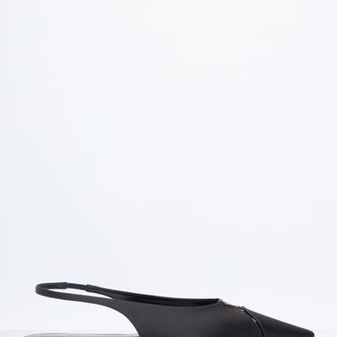 Saint Laurent Women Babylone Slingback Flats