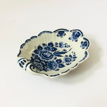 Delft Blue and White Ceramic Tray 