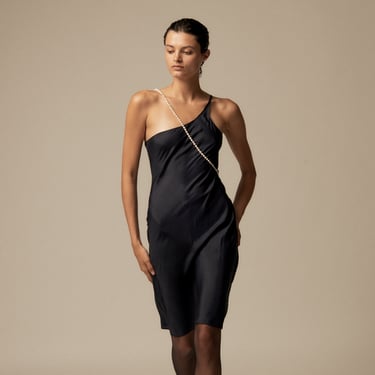 Helmut Lang Navy Silk Dress