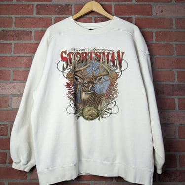 Vintage 90s North American Sportsman ORIGINAL Crewneck Sweatshirt - Extra Large 