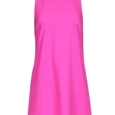 Lilly Pulitzer - Bright Pink Mock Neck Shift Dress Sz 2