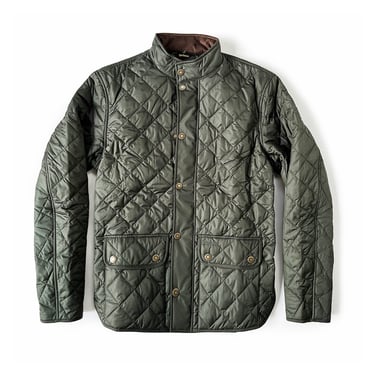 BARBOUR LOWERDALE OLIVE GREEN QUILTED JACKET
