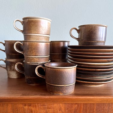 7 pc coffee mug tree set Coffee Mug Tree with 6 Hooks | Wood Mug Stand main image 1