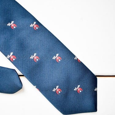 Vintage Navy Blue Shriner Necktie 