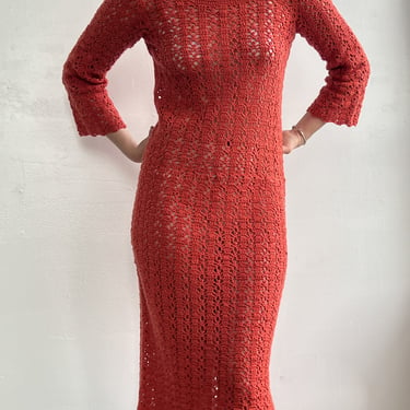 Amber Crocheted Dress (S/M)