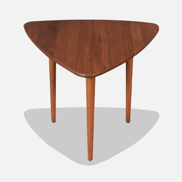 Mid-Century Modern Triangular Side Table by Jens Risom
