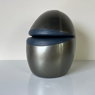 80's Postmodern Italian Leather Sculpture 