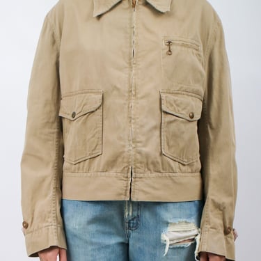 1950s Sanfordized Cotton Workwear Jacket