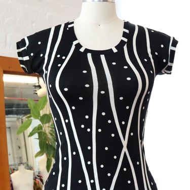 Cathy Geo Scoop Tee XS/S