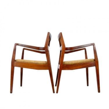 Pair of Jens Risom Armchairs
