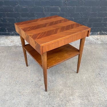 Mid-Century Modern Walnut Two-Tier Side Table by Lane, c.1950’s 