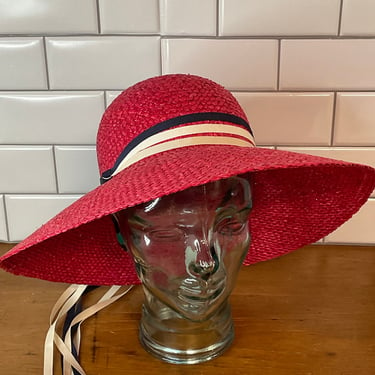 Vintage Woven Sun Hat 