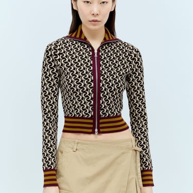 Dries Van Noten Knitted Zip Cardigan