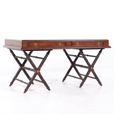 Maitland Smith Campaign Style Leather Top Desk 