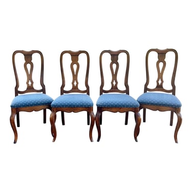 Ethan Allen Country French Dining Chairs - Set of 4 