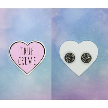 True Crime Pin Resin Button Badge 