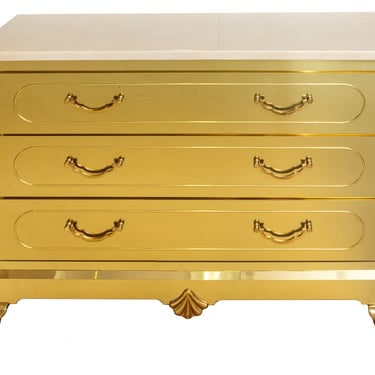 Harden Mid Century Modern Brass Dresser