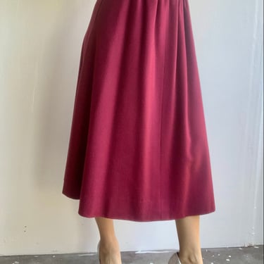 70's Saint Laurent High Waisted Skirt 