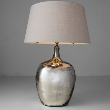 Mercury Glass Table Lamp #1