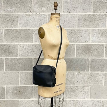 Vintage Coach Crossbody Bag Retro 1990s Metropolis + Authentic + Genuine Leather + 9087 + Black + Shoulder Bag + Womens Accessory 