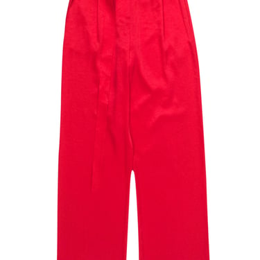 Lapointe - Red Satin High Waist Pants Sz 6