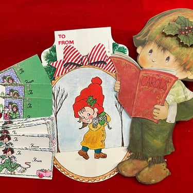 vintage Christmas tags prairie woodland holiday gift tags paper ephemera mixed media collection 