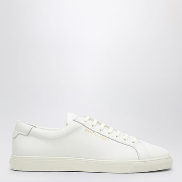 Saint Laurent Andy White Leather Trainer Men