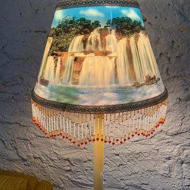 Mid century floor lamp waterfall lamp 