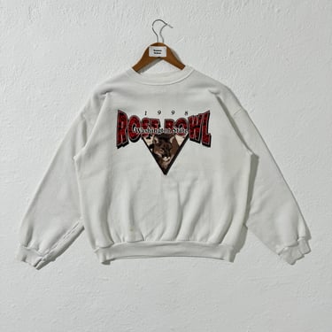 Vintage 1990's Washington State Cougars Rose Bowl Crewneck Sz. L