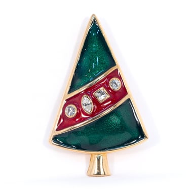 Christmas Tree Brooch by LIA