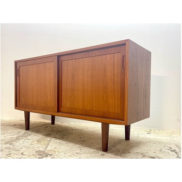 Vintage Mid Century Modern 60s Danish Modern Teak Credenza  by Poul Hundevad 