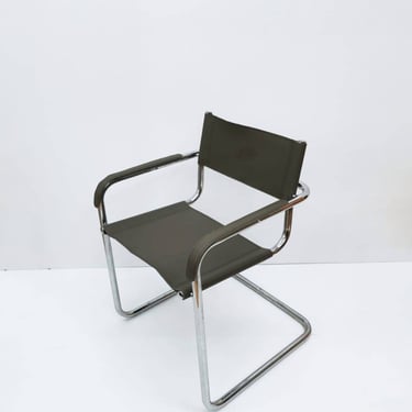 1 of 2 Model s34 Centro Studi desk chair by Mart Stam & Marcel Breuer for Matteo Grassi, 1970s 