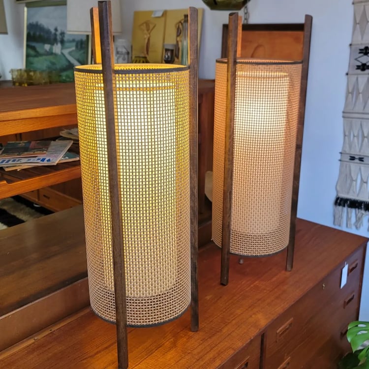 Pair of Modaline-Style Table Lamps