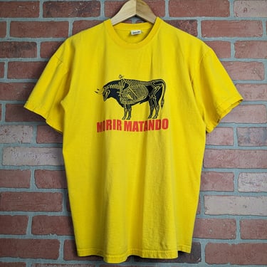 Vintage 00s Morir Matando ORIGINAL Bullfighter Tee - Large 