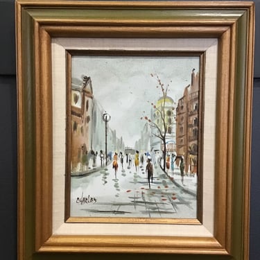 MCM Original Oil Painting (Seattle)