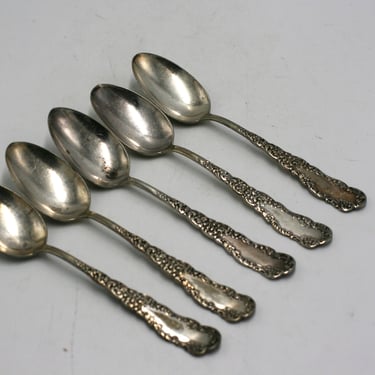 vintage Wm. Rogers and son silverplate spoons 