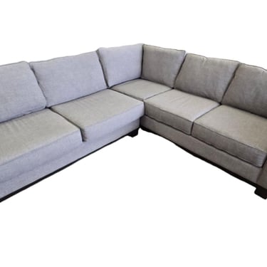 Gray Cloth Sectional