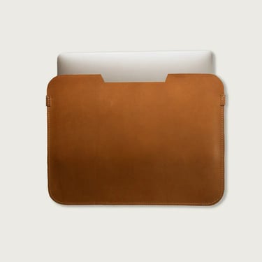 Simple Leather Laptop Sleeve
