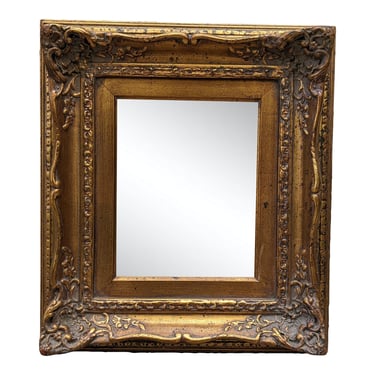 COMING SOON - Vintage Small Baroque Style Gold Wall Mirror