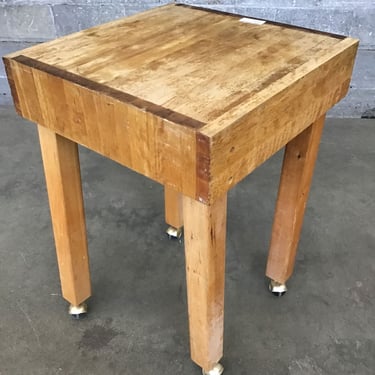 Butcher Block Prep Table (Seattle)