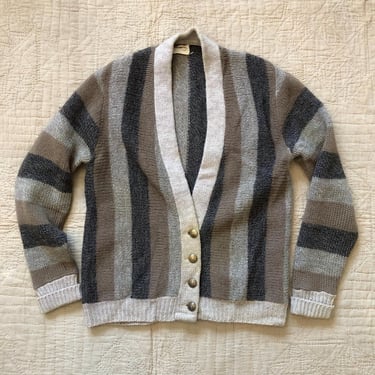 40s Jantzen Striped Cardigan Small Medium 