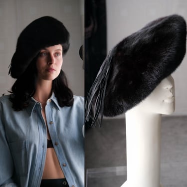 Gartenhaus Black Mink Fur Hat Gartenhaus Mink Fur Hat Women main image 3