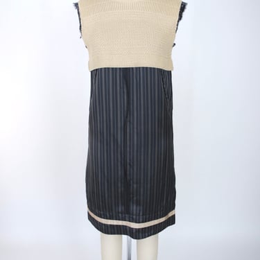 Maison Martin Margiela Pinstripe Splice Dress