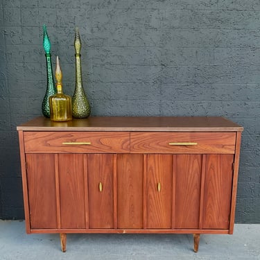 Compact Holman Walnut Credenza