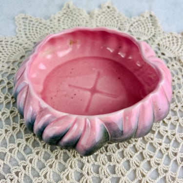 Vintage Beauceware Pink Grey Ombre Planter, 492, for succulent planter, trinket dish, jewelry bowl, nursery, mid century modern decor, gift 