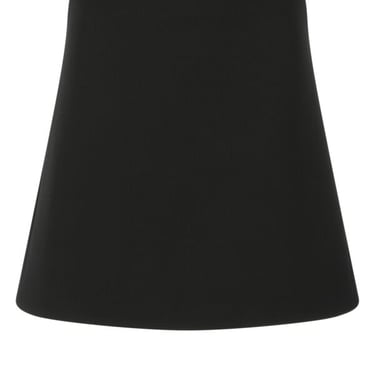 Bottega Veneta Women Black Stretch Wool Blend Mini Skirt