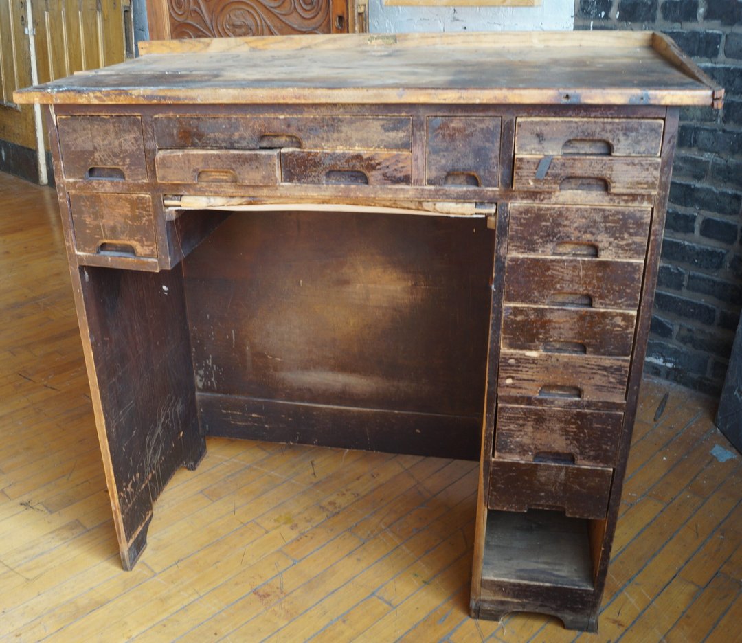 Antique Multi Drawer Watch Repair Desk Salvage One Chicago, IL